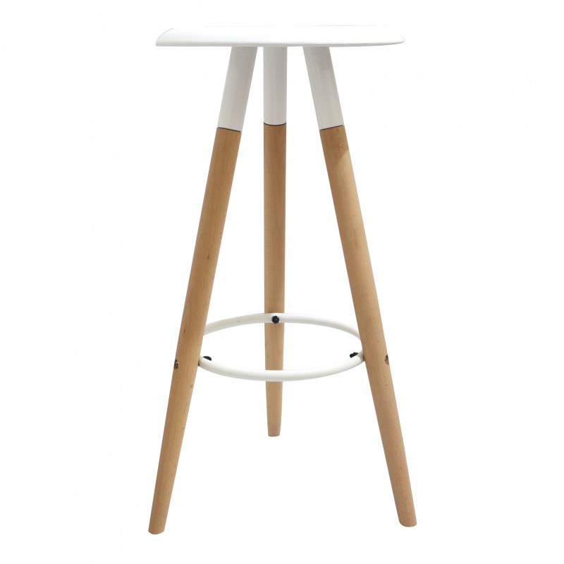 Taburete Eames color blanco