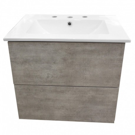 Vanitory 60x50 simil Concreto Mesada Loza