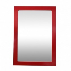 Espejo Marco rojo 50x70