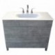 Vanitory Concreto 100x50 Mesada vidrio