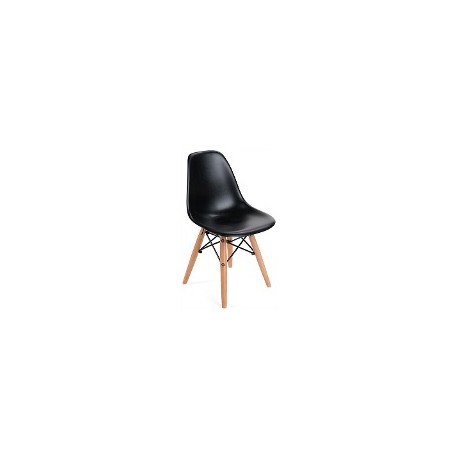 SILLA EAMES KID CLASICA NEGRA