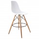 BANQUETA EAMES CLASICA BLANCA